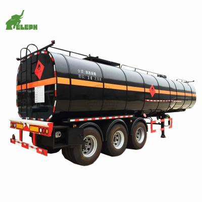 China American /Germany 13-20Tons Insulation Layer Heated Bitumen To Tank Semi Truck Trailer Asphalt Storage Tank Trailer for sale