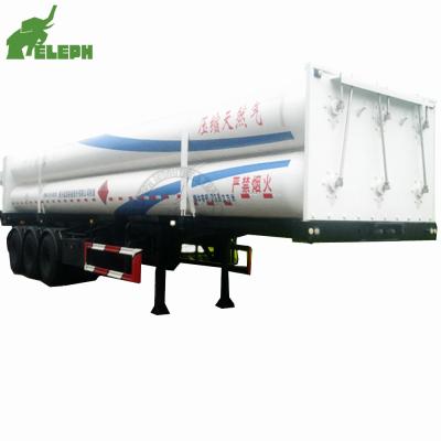 China American /Germany 13-20Tons 8 Tubes CNG Gas Tank Semi Trailer CNG Tube Trailer For Sale for sale