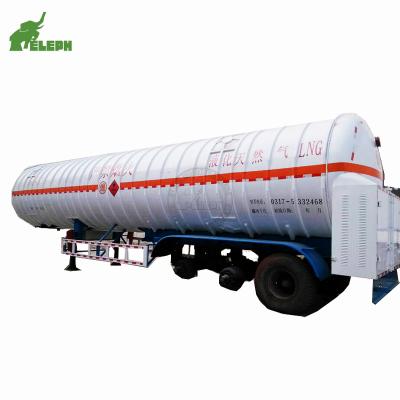 China American /Germany 13-20Tons LNG SMOKED SALMON LPG Tanker Trailer Liquid Oxygen Trailer Gas Transport Tank Trailer For Sale for sale