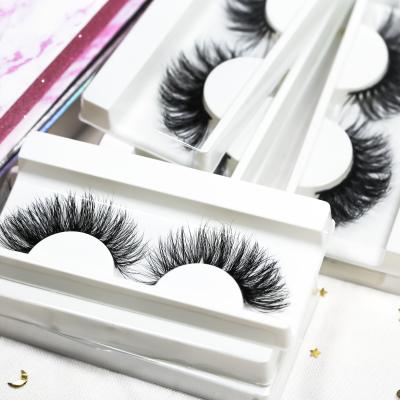 China Thick St FANTASY Newcomers Wholesale Cruelty Free 25mm Eyelashes 3D Mink Lashes Strips Custom Packaging for sale