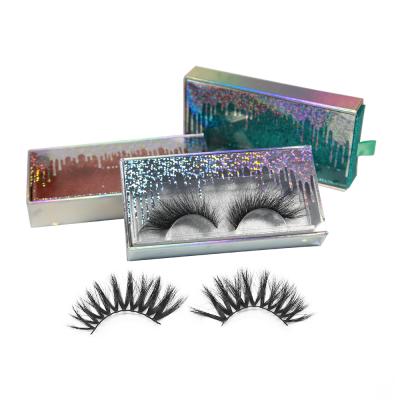 China 25-30 Times False Mink Eyelashes Vendors Reusable Eyelashesh Set 5d Strip Full Lashes 25mm False Eyelash Fluffy Vendor for sale