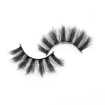 China Free sample 25 mm thick hot selling 5d mink eyelash for custom wholesale faux mink lashes with lashbox for sale