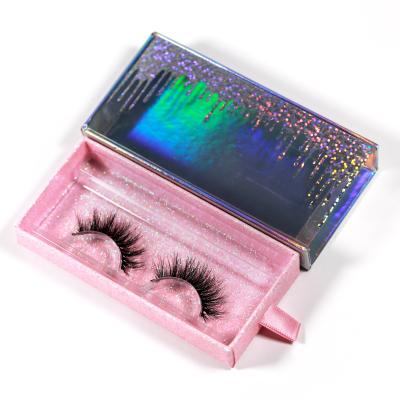 China Thick FANCY Mink Eyelash Full Strip Lashes Box 3D Fur Lashes Wholesale Custom Packaging Fluffy Seller for sale