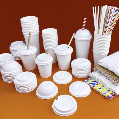 China New Style Material Friendly Disposable Packaging Coffee Cup Lid Lunch Togo Box Ambient Degradable for sale