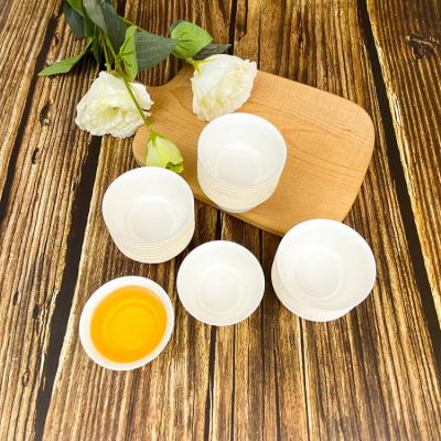 China Sustainable Disposable Bagasse Paper Biodegradable Sugar Cane Travel Tea Set Compostable Teapot for sale