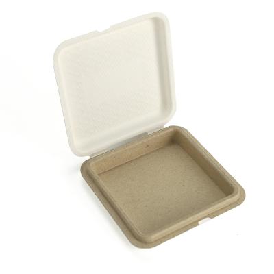 China Recycled Materials Sugarcane Bagasse Pulp Custom Biodegradable Fiber Molded Insert Cosmetic Bagasse Cosmetic Packaging Box for sale