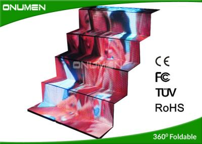 China Flexible Led Curtain Video Wall RGB / Outdoor Full Color Led Screen With 20mm Pixel Pitch for sale