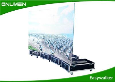 China IP65 Totem Commercial LED Screens Outdoor , 12 kg / sqm Foldable LED Display Flexible Video Screen for sale