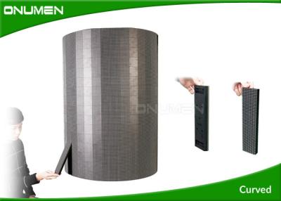 China Schwarze flexible Miete des Bildschirm-1R1G1B, flexible Videodarstellung 62.5*250mm zu verkaufen