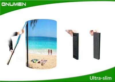 China Indoor 3.9mm Slim Design flexible led panel For Commerical Ads , High brightness for sale