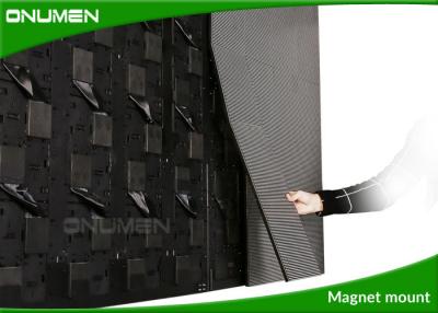 China Full Color Double Sided LED Display Screen / SMD3528 Flexible Video Wall Displays for sale