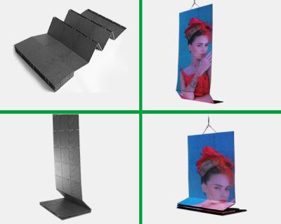 China 360 degrees foldable flexible 6mm LED display for events and concerts for sale