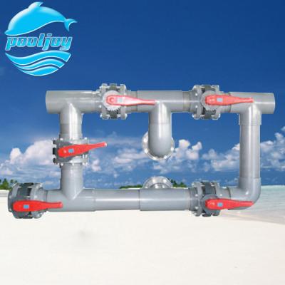 China Flange Valve For Commercial Filter Pool 5 Way Flange Valve For Commercial Filter for sale