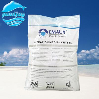 China Filtration effect better than Emaux Crystal Glass Filter Media silica sand for swimming pool for sale