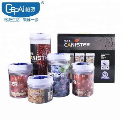 China Freshness Preservation BPA Free Reusable Leak Proof Plastic Food Storage Container Set for sale