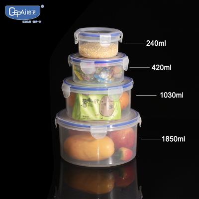 China Kitchen Organization Microwavable Plastic Microwavable Leakproof Food Storage Container With Lid for sale