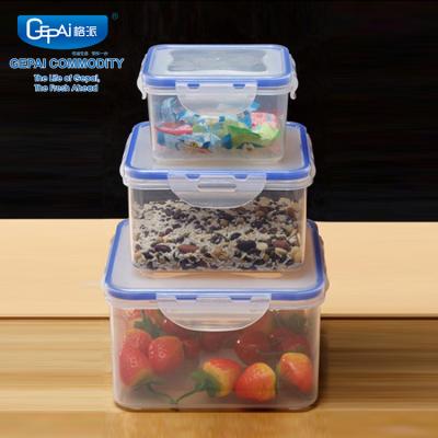 China BPA Free 525ML Microwavable Microwavable Plastic Food Storage Container With Lid for sale