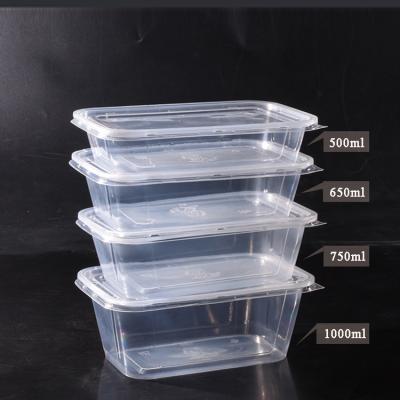 China Wholesale Microwavable Disposable Plastic Bento Lunch Box Meal Prep Food Container Packaging Box for sale