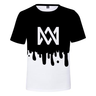 China Cheap Customized Kids Black And White T Shirts Anti Shrink for sale