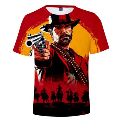 China Mens Hip Hop T-shirt Fabric Anti Shrink Custom Printing for sale