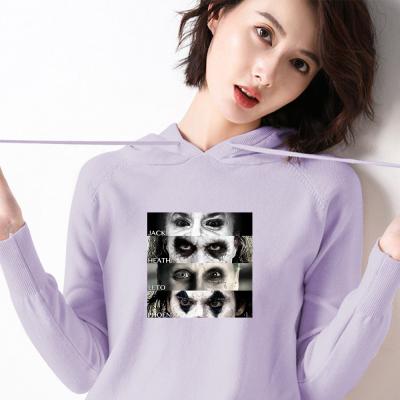 China Beautiful Long Sweater Design Anti-wrinkle Long Women's Sweaters With Hood for sale