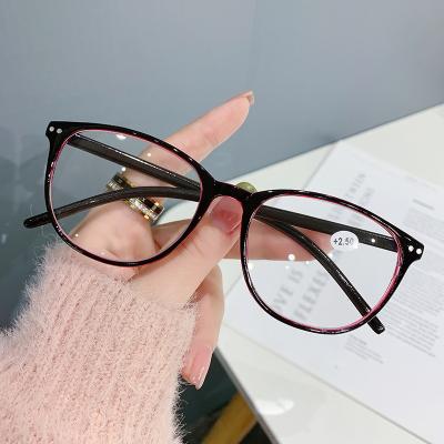 China High quality blue light luxury retro reading glasses thin fashion anti reading glasses for men and women for sale