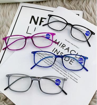 China 2022 factory wholesale thin light blue high quality cheap reading glass anti reading glass fashion reading glass for sale