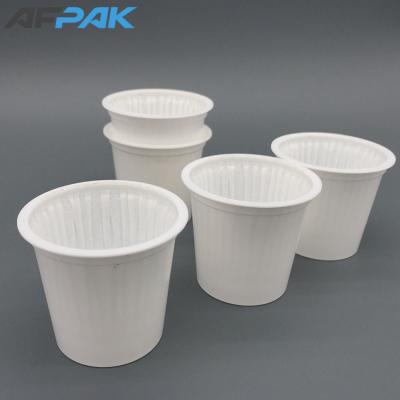 China Recyclable empty kcup PP5 k-cup pods white paper recyclable material filter welded keurig pod for sale