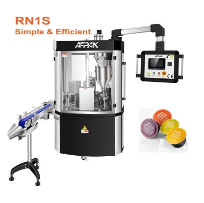 China Afpak RN1S Shanghai 2022 Beverage Maker New Design Full Automatic Easy To Use Dolce Enthusiasm Coffee Filling Sealing Machine for sale