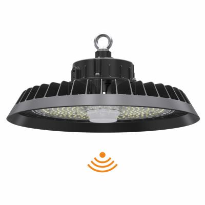 China Warehouse 100W 150W 200W LED UFO High Bay 150lm/w With Plug-in Sensor Holder for sale