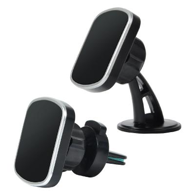 China New Adjustable High Quality Hot Style Universal Magnet 360 Degree Rotating Airvent Dash Panel Car Cell Phone Holder Mobile Stand for sale