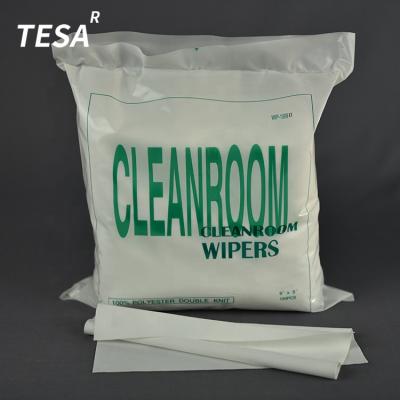 China 100% Sustainable Cleanroom 1009D Polyester Wiper Clean Room Cloths for sale