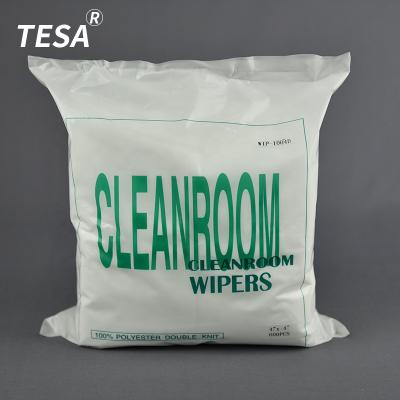 China 100% Polyester Sustainable Fast Absorbent Lint Free Cleanroom 1004D Wiper, cleanroom wiper 100% polyester for sale