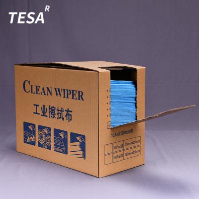 China WIP-X8002Z Sustainable Cleaning In Industrial Automation Quickly Absorb Oil Clean Nonwoven Industrial Wipes Paper Roll for sale