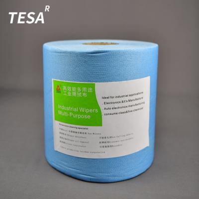 China Wood Pulp Polyester WIP-X8003Y Jumbo Roll Sustainable Industrial Cleaning Mopping Roll for sale