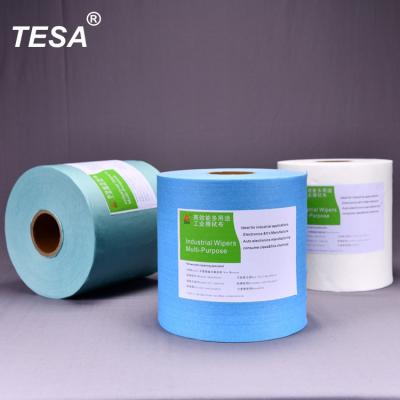 China Viable High Quality Cleanroom Nonwoven Rolls Cleaning Paper Wipes Cleaning Cloths Roll Cleaning Products for sale