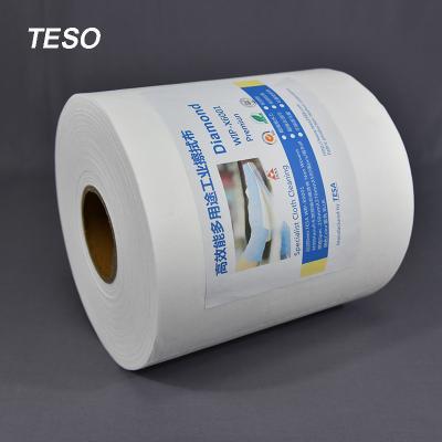 China Sustainable Blue Quarter-Ply Stacks Industrial Meltblown Wipes Polypropylene 100% PP Meltblown Cleaning Cloth for sale