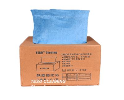 China WIP-X9041 Sustainable Polyester Wood Pulps Nonwoven Cleanroom Paper Wiper , White Cleaning Cloths for sale