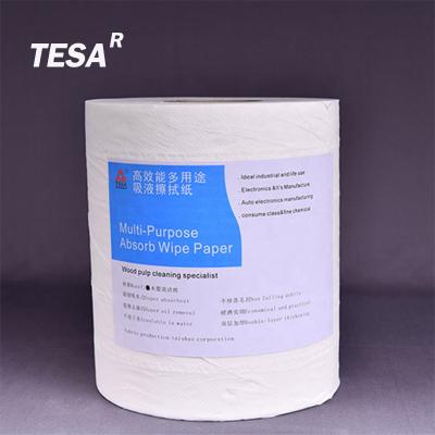 China Sustainable 2ply Optical Lens Cleaning Wipes Wood Pulp Roll for sale