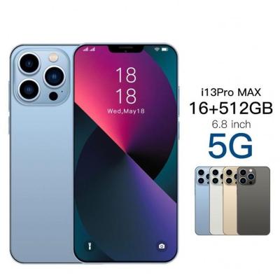 China Dual SIM Card Phone I13 Pro Max High Cost Performance 12Gb+512Gb Exquisite Appearance New Gaming Cell Phones 4G 5G for sale