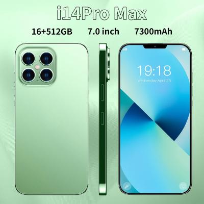 China Max Global Pro Dual SIM Card Original i14 Unlock Mobile Phone 6.7 Inch Big Screen 5G Smartphone Dual SIM Android 12GB+512GB Mobile Phone for sale