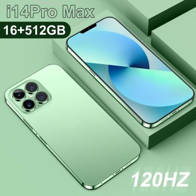 China Wholesale 6.7 Inch 12GB+512GB Sim Card Smartphone I14 Pro Dual Screen Mobile Phone 2022 Android 10 Cell Phones Max HD 10 Phones for sale