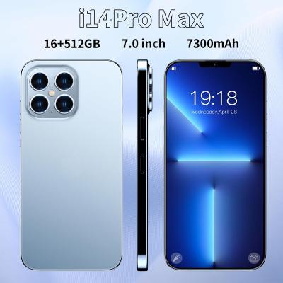 China Dual SIM Card Original 12 pro Max Celular Android Smartphone 5g i 512gb 256gb i14 clone mobile phone for 14 pro max for sale