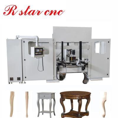 China Brand new CNC wood turning milling lathe center for furniture legs for sale