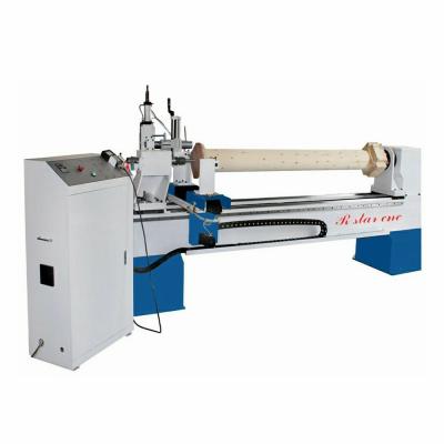 China 2500mm length large diameter wooden columns turning engraving machine for sale