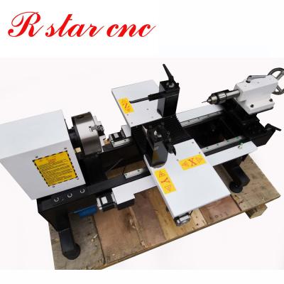 China Mini cnc wood turning lathe for making round beads/bowel/wooden columns for sale