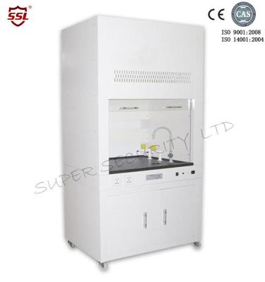 China Chemistry Steel Exhaust Fume Hood Motor Control Adjustable Speed for sale