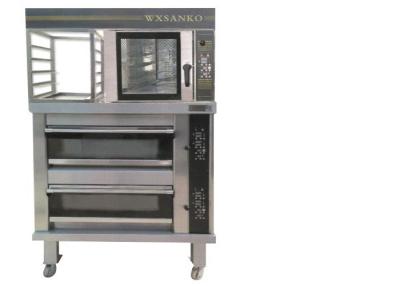 Cina Forno elettrico di convezione dell'aria calda di combinazione dei vassoi della piattaforma 4 del forno 2 della piattaforma per cuocere con lo scaffale del vassoio in vendita