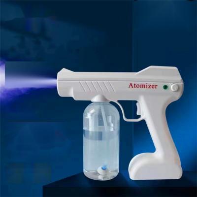 China Garden Nano Sprayers Tools Vapor Blue Light Nano Spray Gun For Car Home Workshop Hotel Nano Vapor Gun Atomizer for sale