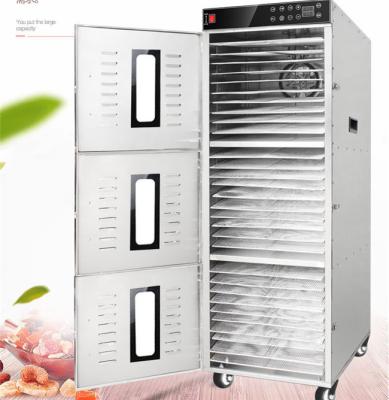 China 30 Trays Vegetable Food Stainless Steel Dryer Dehydrator Machines Food Dehydrator for Herb Meat Beef Fruit Vegetables for sale